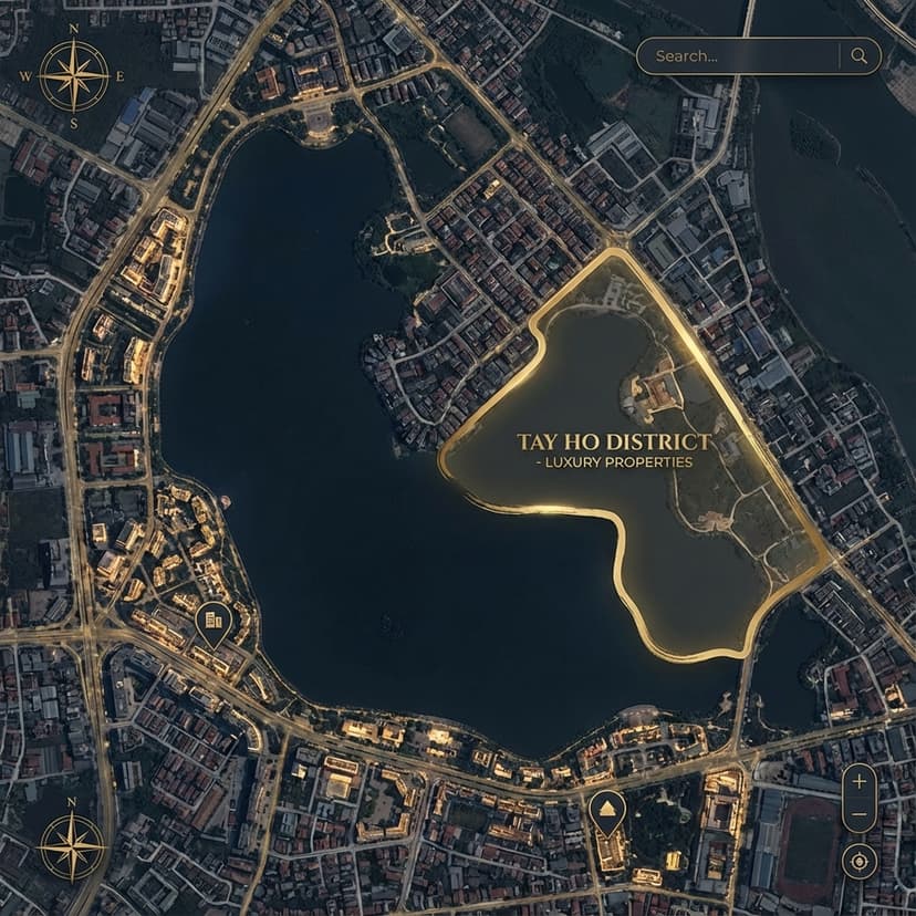 West Lake Detailed Map